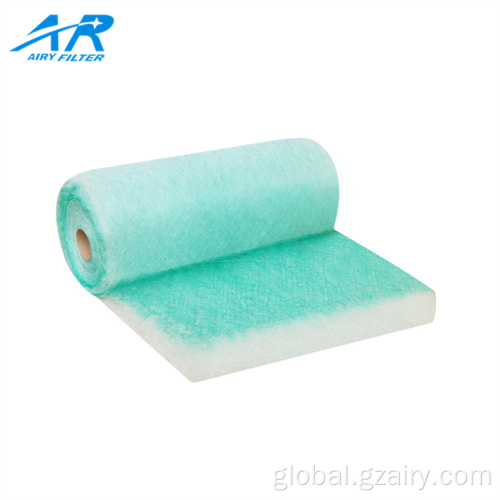 Green and White Paint Stop Filter Paint Stop/Fiberglass Filter Media Rolls and Pads Factory